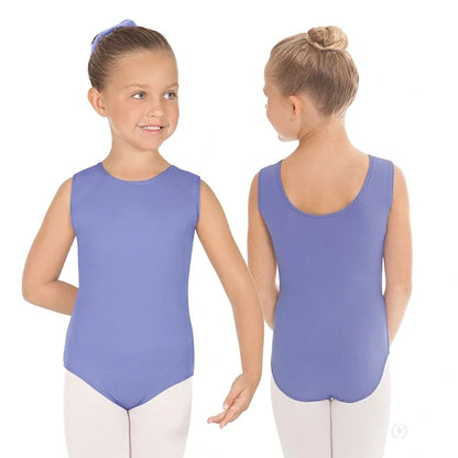 Eurotard Kids Microfiber Tank Leotard, Burgundy 4489
