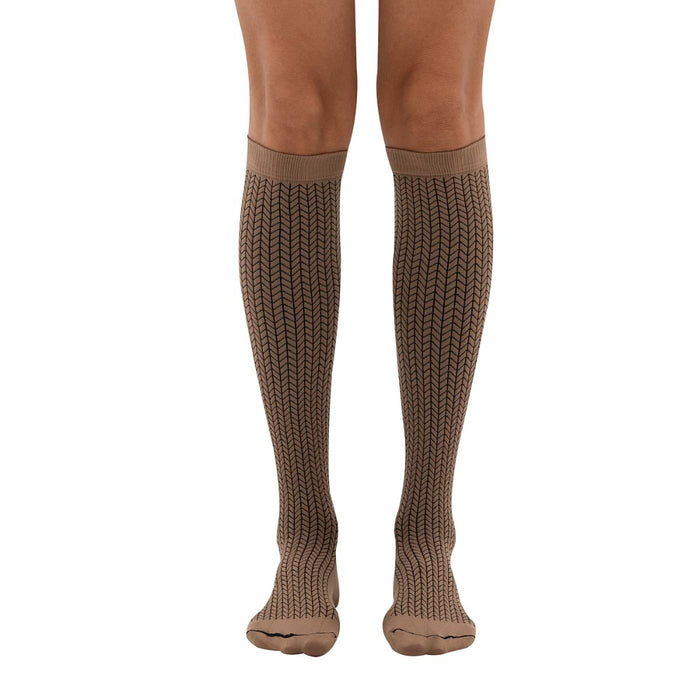 Everyday Style Classic Chevron Below Knee Socks
