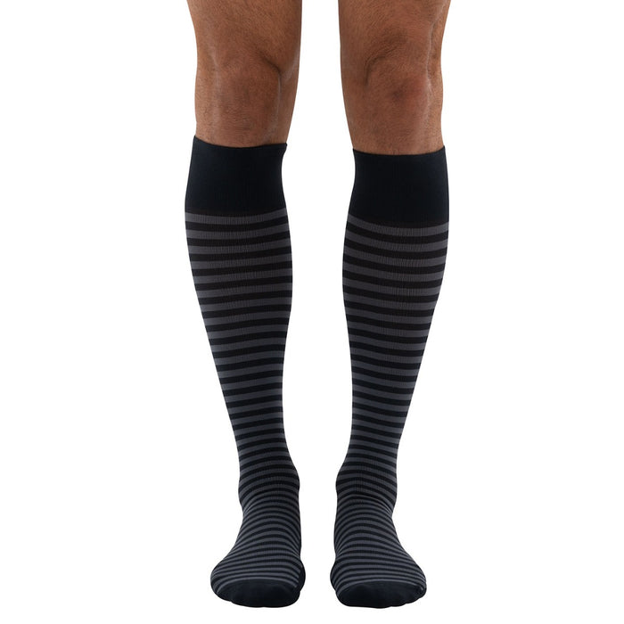 Everyday Style Easy Street Stripe Below Knee Socks
