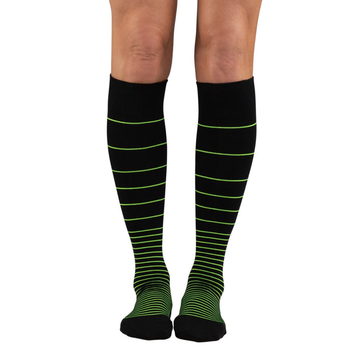 Everyday Style Funnel Stripe Below Knee Socks