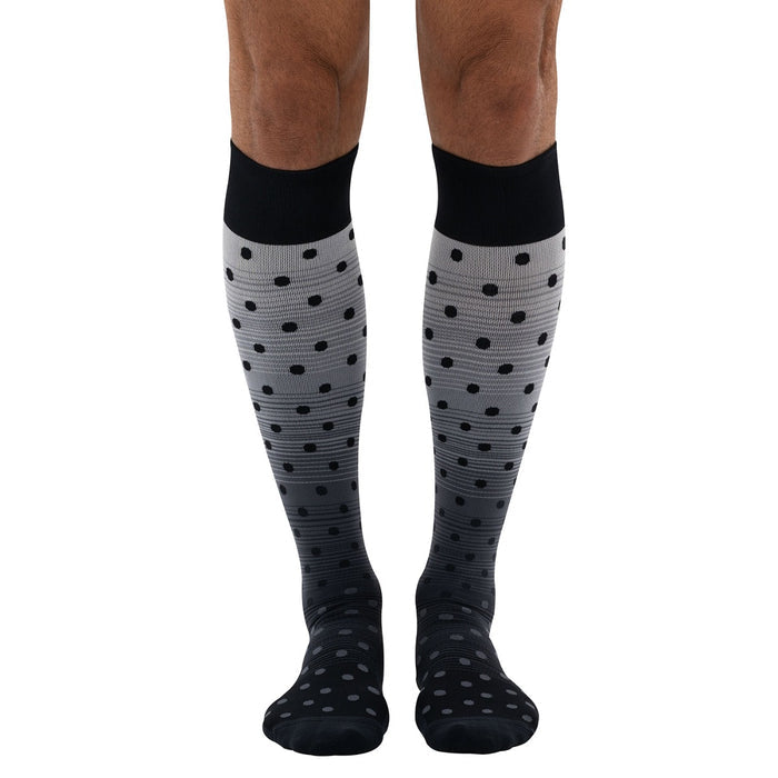 Everyday Style Shadow Dots Below Knee Socks
