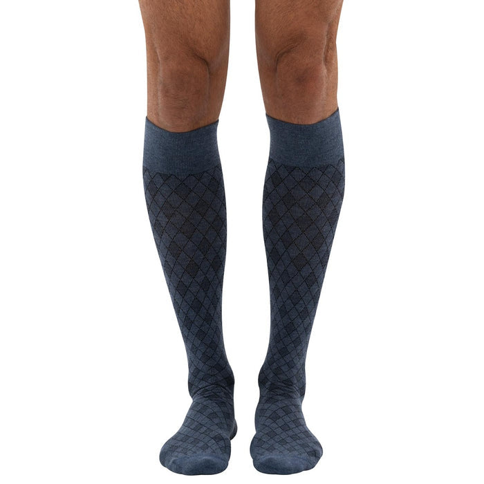 Everyday Style Tone-Down Diamond Below Knee Socks