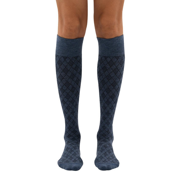 Everyday Style Tone-Down Diamond Below Knee Socks