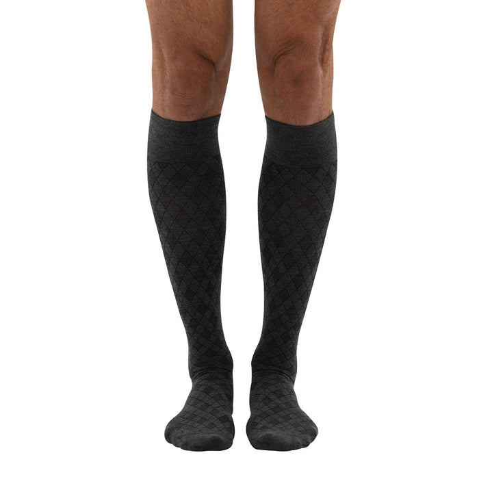 Everyday Style Tone-Down Diamond Below Knee Socks