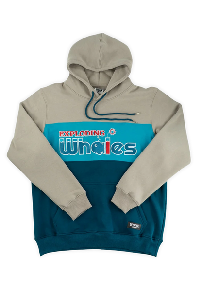 [ Exploding Whales ] Block Hoodie - Official League