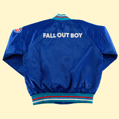 [ Fall Out Boy x Iowa Cubs ] Heaven Iowa Satin Jacket - Official League