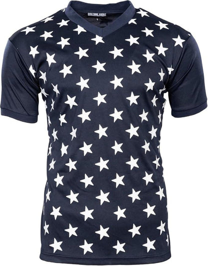 Fight Soap Salesman Tyler Stars All Over Navy Adult Halloween Costume T-Shirt Tee - TVStoreOnline