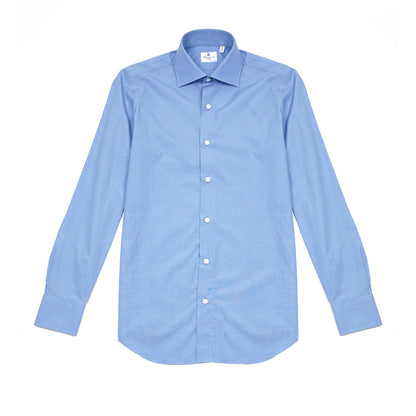 Finamore 170 Shirt in Blue