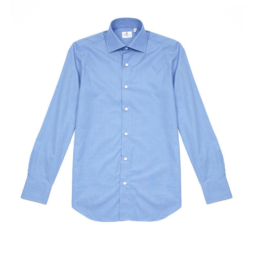 Finamore 170 Shirt in Blue