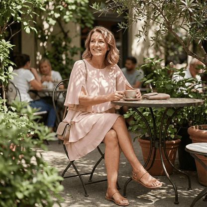 Florelle™ Elegant Layered Ruffle Dress - Lark & Clover