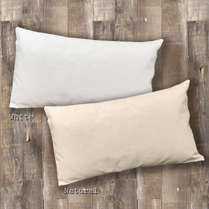 Folk-art Chickens - Rectangular Canvas Pillow