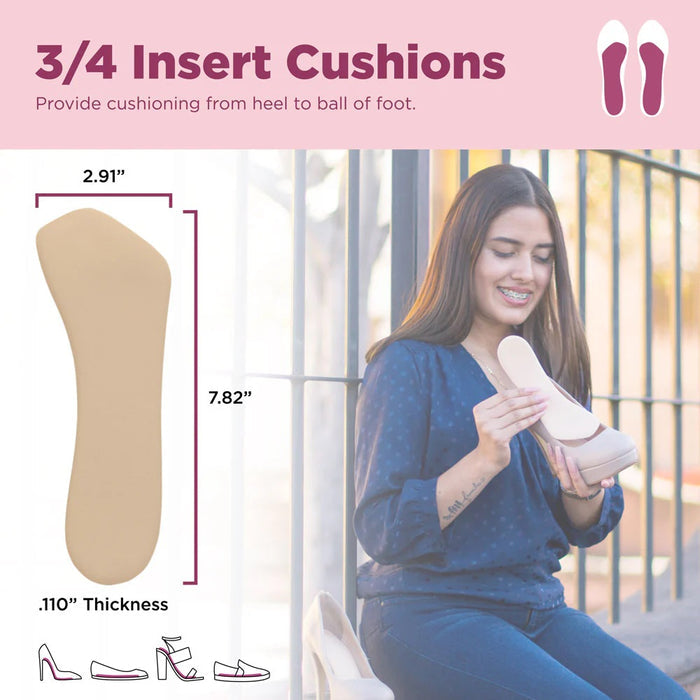 Foot Petals 3/4 Insert Cushions, 72001