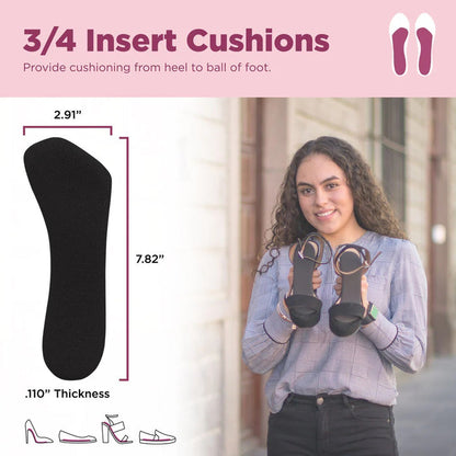 Foot Petals 3/4 Insert Cushions, 72001