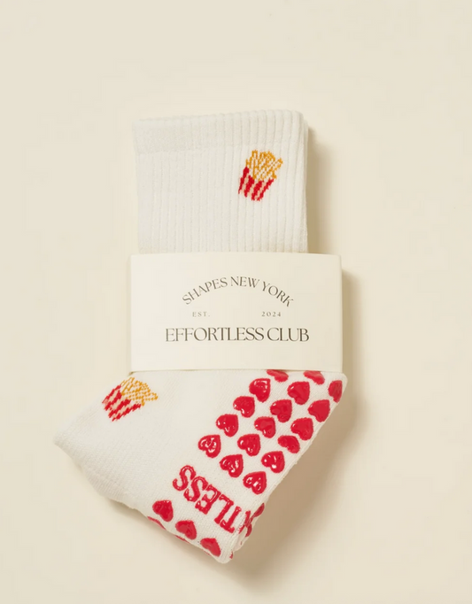 French Fries Grip Sock