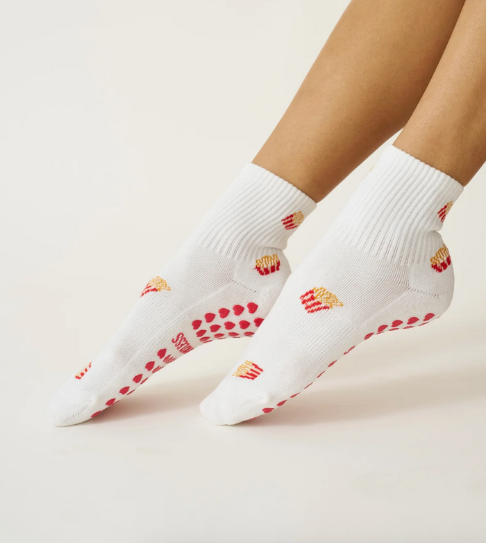 French Fries Grip Sock