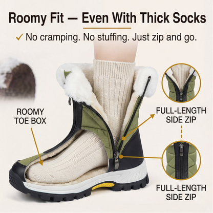 Frostara – Waterproof Fur Lined Winter Boots