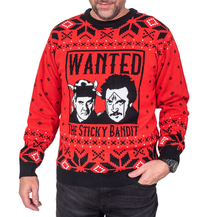 Funniest Xmas Movie Ever Wanted Bad Guys Unisex Ugly Christmas Sweater - TVStoreOnline