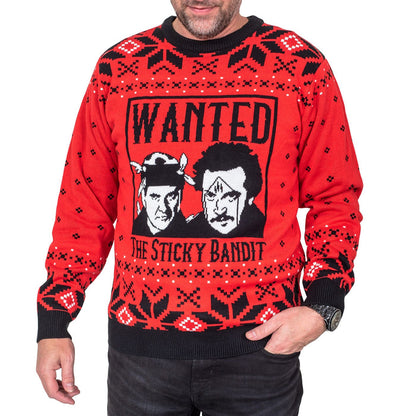 Funniest Xmas Movie Ever Wanted Bad Guys Unisex Ugly Christmas Sweater - TVStoreOnline