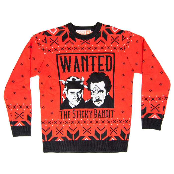 Funniest Xmas Movie Ever Wanted Bad Guys Unisex Ugly Christmas Sweater - TVStoreOnline