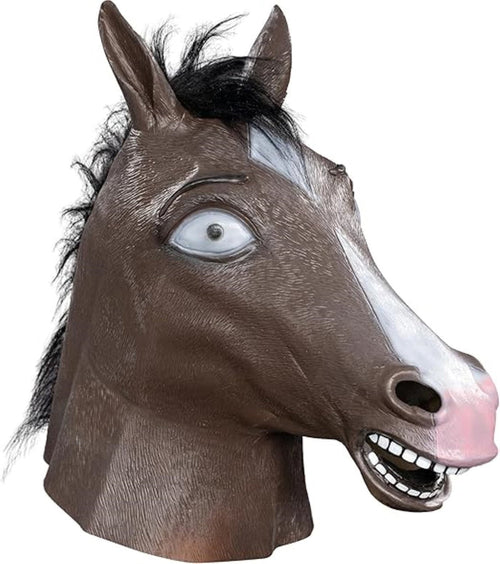 Funny Cartoon TV Series Jack Horse Guy Halloween Costume Cosplay Mask - TVStoreOnline
