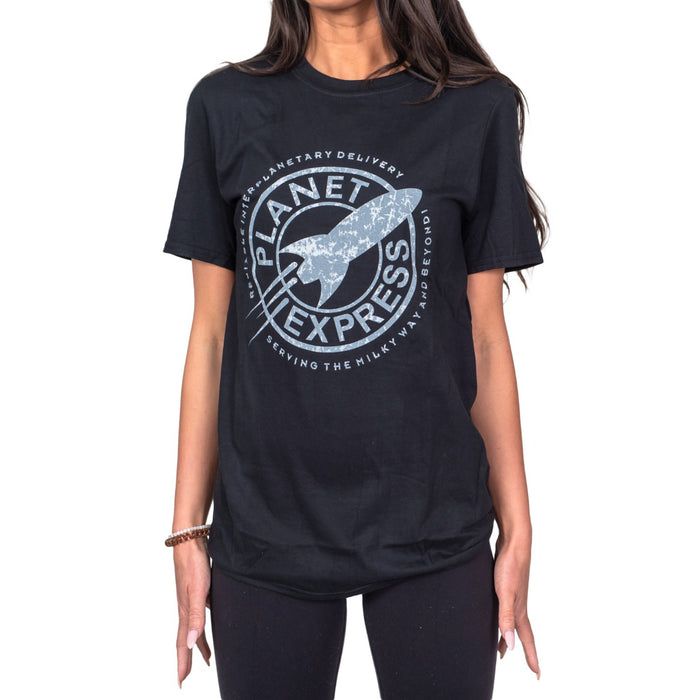 Futurama Faded Planet Express Adult Unisex Halloween Cosplay T-shirt