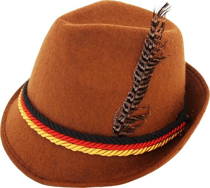 German Alpine Bavarian Oktoberfest Halloween Cosplay Costume Party Hat (3 Colors) - TVStoreOnline