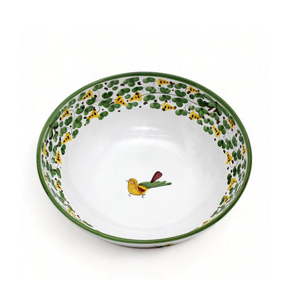 GIFT BOX: With ARABESCO VERDE DERUTA Coupe Salad/Pasta Bowl (Set of 2 Pcs)