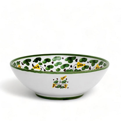 GIFT BOX: With ARABESCO VERDE DERUTA Coupe Salad/Pasta Bowl (Set of 2 Pcs)