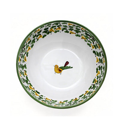 GIFT BOX: With ARABESCO VERDE DERUTA Coupe Salad/Pasta Bowl (Set of 2 Pcs)
