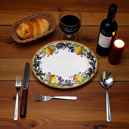 GIFT BOX: With LIMONI POSITANO Oval Plates (Set of 2 Pcs)