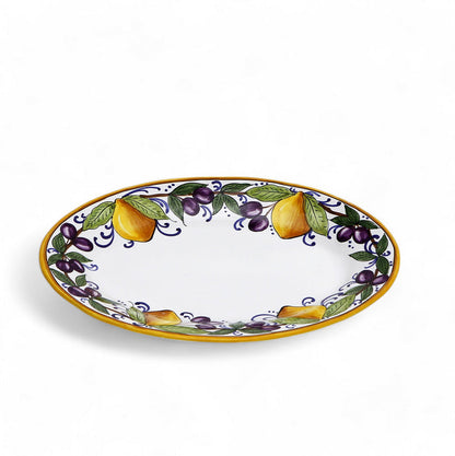 GIFT BOX: With LIMONI POSITANO Oval Plates (Set of 2 Pcs)