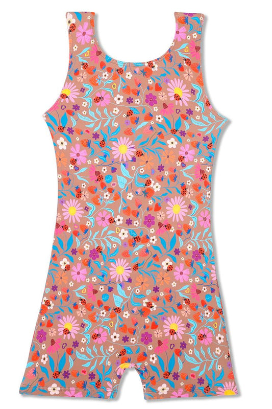 Girl Power Sport Biketard, Ladybug LE103