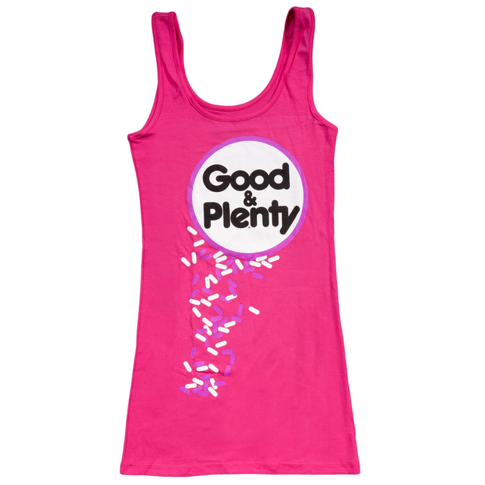 Good & Plenty Candy Fuschia Tunic Tank Dress - TVStoreOnline