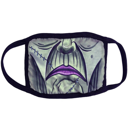 front of mask