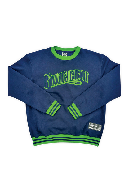 [ Gwinnett Stripers ] Navy Comfort Crew - Official League