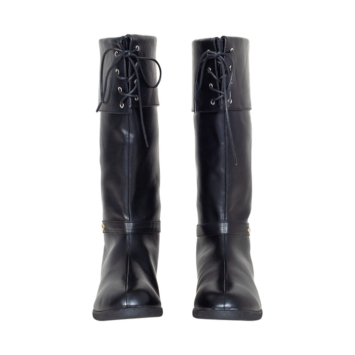Halloween Cosplay Costume Unisex Black Pirate Swashbuckling Boots