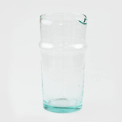 Hand Blown Moroccan Glass Beldi Pitcher