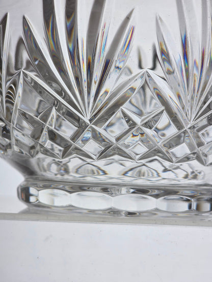 Hand Cut Glass vase