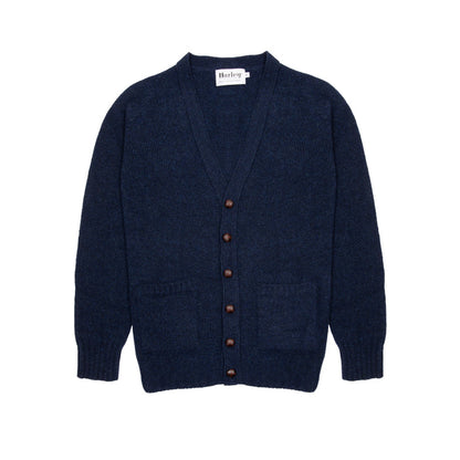 Harley Lambswool Cardigan in Cosmos