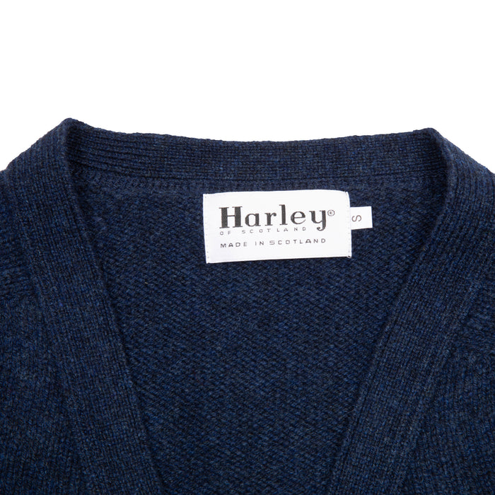 Harley Lambswool Cardigan in Cosmos