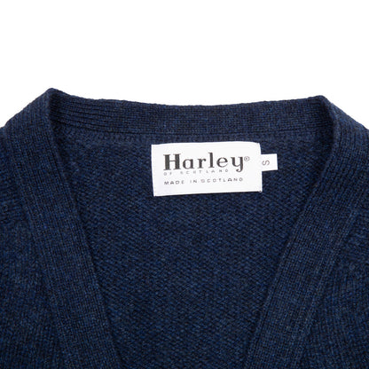 Harley Lambswool Cardigan in Cosmos