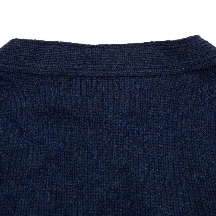 Harley Lambswool Cardigan in Cosmos