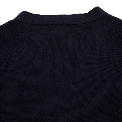 Classic medium-weight cardigan in beautiful soft 100% lambswool spun by Todd & Duncan in Fife and knitted in Peterhead, Scotland.  Made in Scotland.