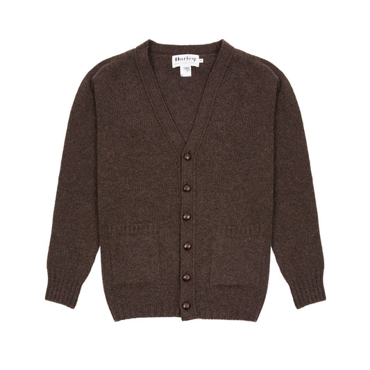 Harley Lambswool Cardigan in Porcupine