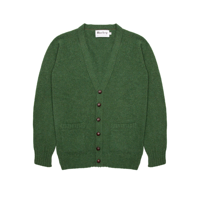 Harley Lambswool Cardigan in Serpentine