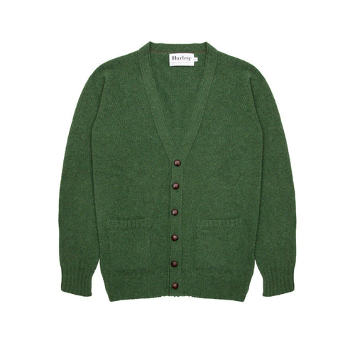 Harley Lambswool Cardigan in Serpentine