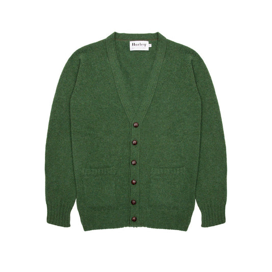 Harley Lambswool Cardigan in Serpentine