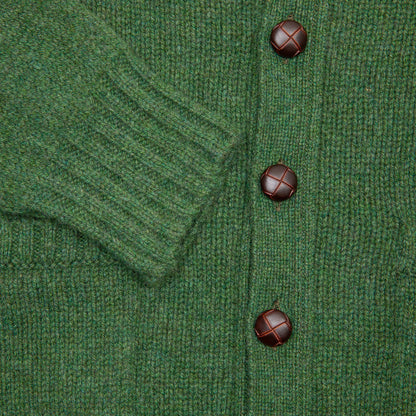 Harley Lambswool Cardigan in Serpentine