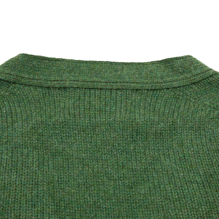 Harley Lambswool Cardigan in Serpentine
