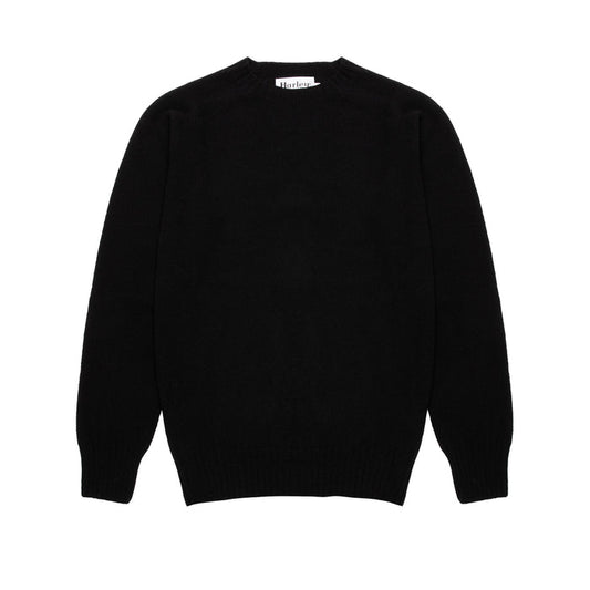 Harley Lambswool Jumper in Black 1